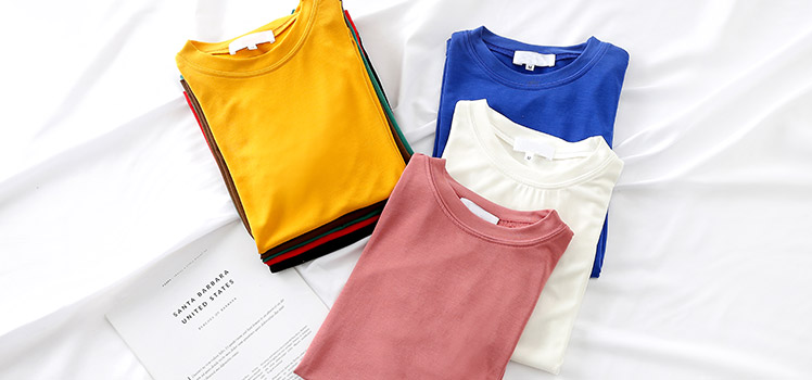 南京夏季T恤衫定做要选对材质